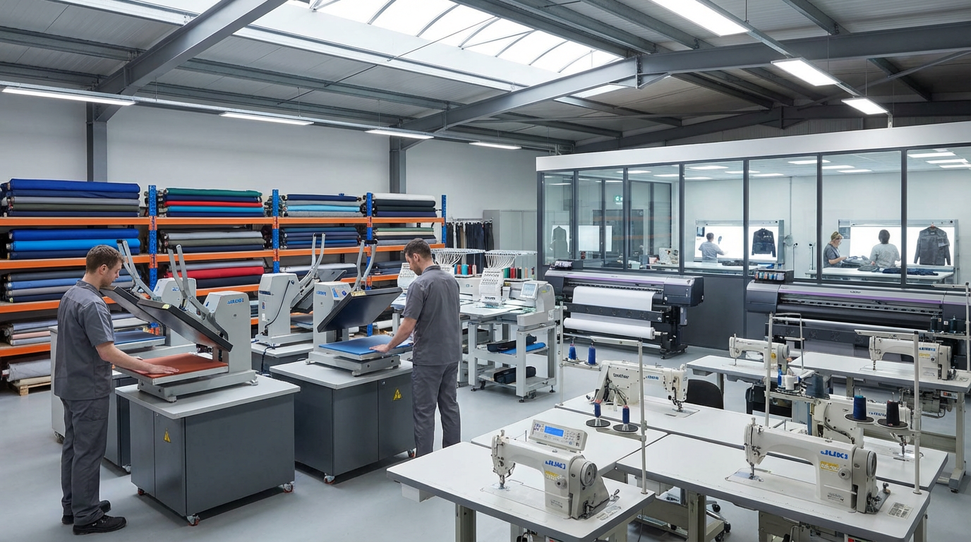 專業生產工作室 - ETHER DRESS PRO 高端制服製作設備與品質檢驗流程